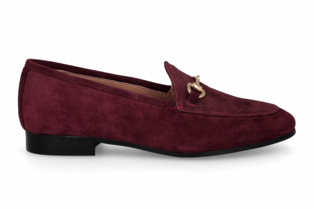 MOCASÍN GUINDA CASTELLAR NEGRO