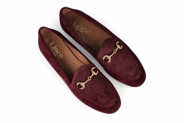 MOCASÍN GUINDA CASTELLAR NEGRO