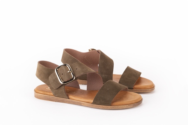 SANDALIA SERRAJE KAKI MENORCA
