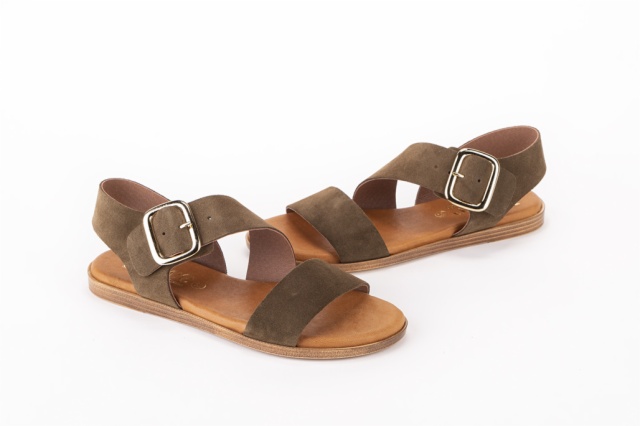 SANDALIA SERRAJE KAKI MENORCA