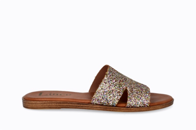 SANDALIA GLITER MULTICOLOR MENORCA