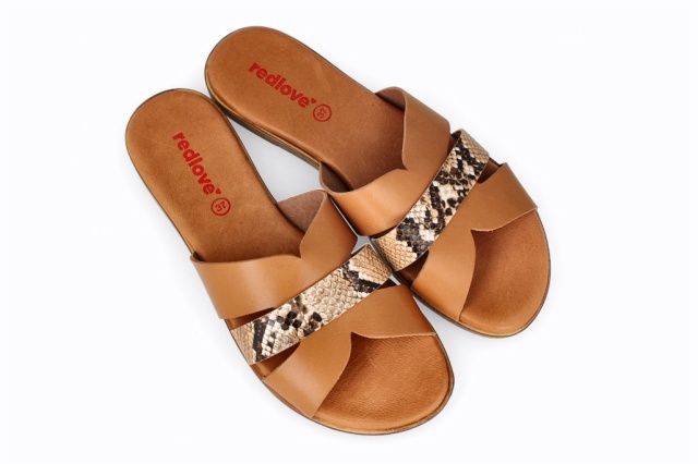 SANDALIA VELVET CUERO MENORCA