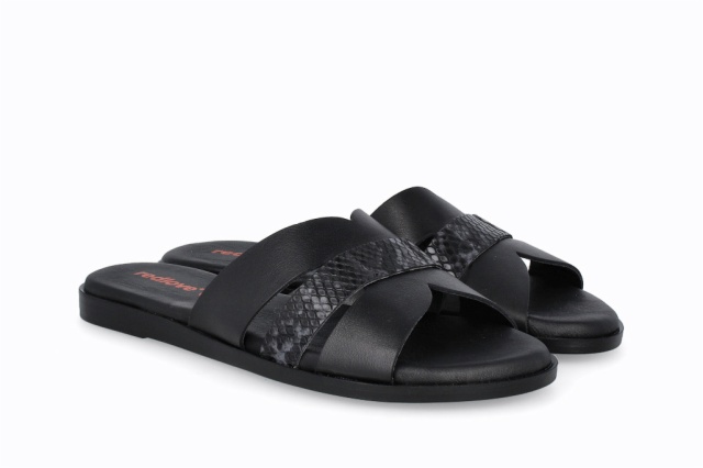 SANDALIA VELVET NEGRO MENORCA