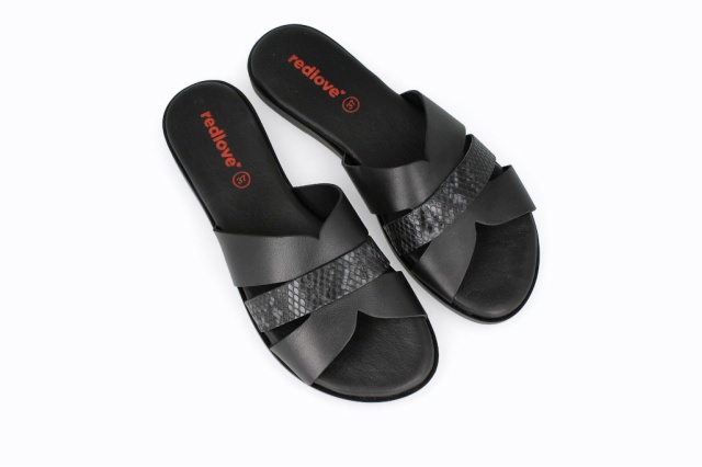 SANDALIA VELVET NEGRO MENORCA