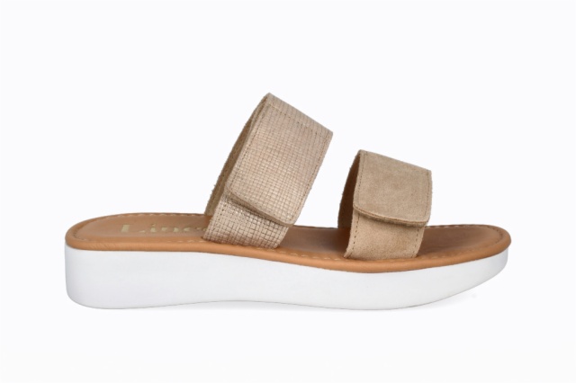 SANDALIA BEIG-CARRE PLATINO TOKIO