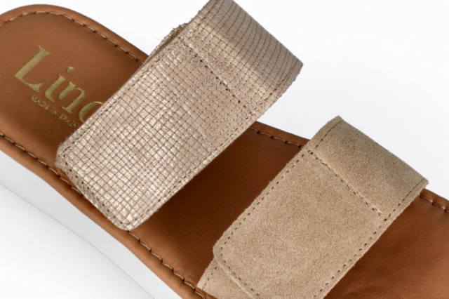 SANDALIA BEIG-CARRE PLATINO TOKIO