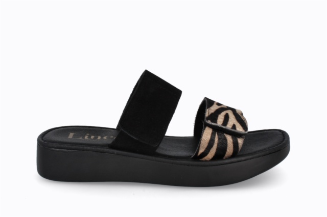 SANDALIAS NEGRO-BEIG TOKIO