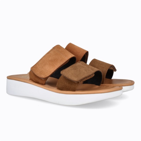 SANDALIAS TOSTADO-CUERO TOKIO