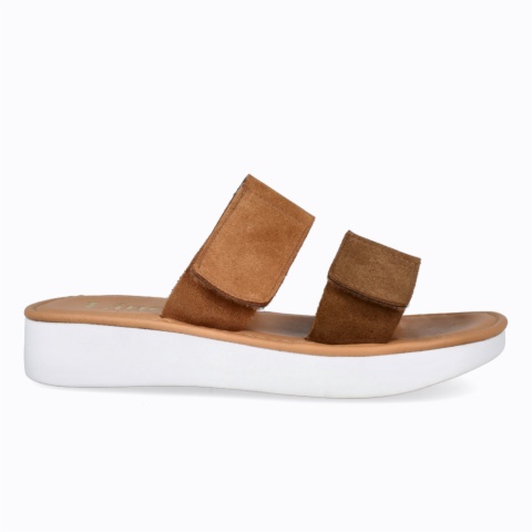 SANDALIAS TOSTADO-CUERO TOKIO