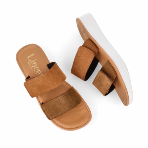 SANDALIAS TOSTADO-CUERO TOKIO