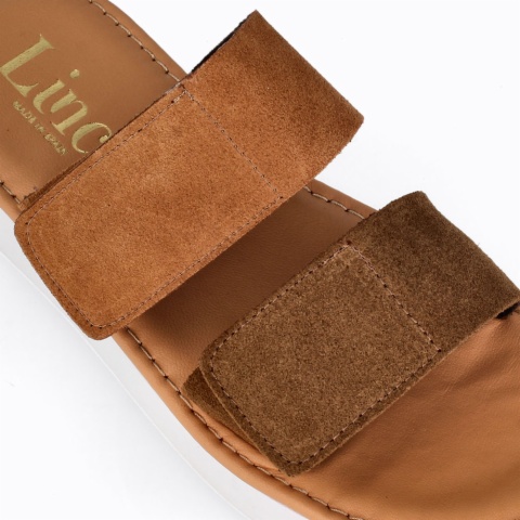 SANDALIAS TOSTADO-CUERO TOKIO