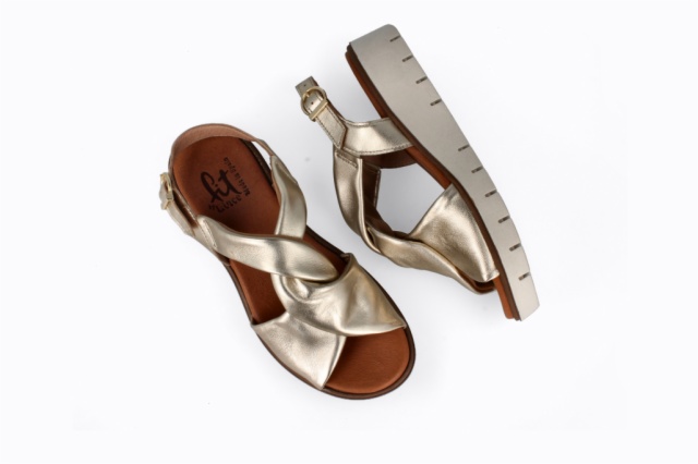 SANDALIA ECLAT LOR BLANCO CUERO