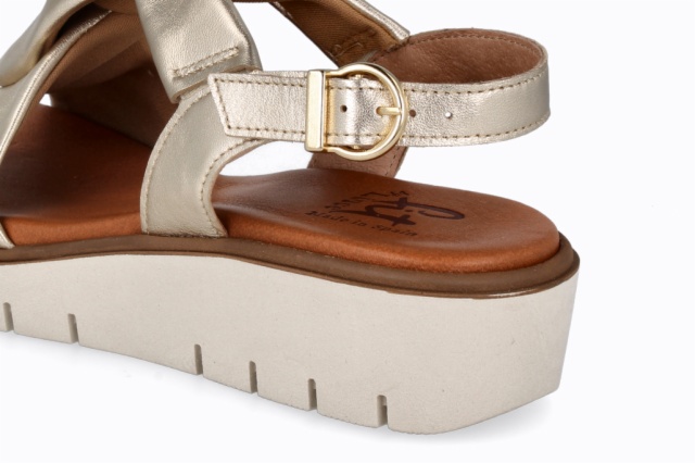SANDALIA ECLAT LOR BLANCO CUERO