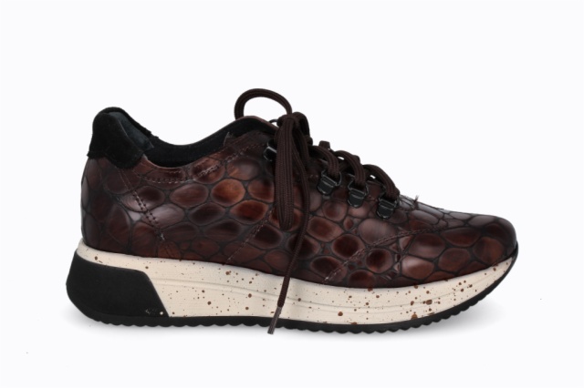 SNEAKER BORA MARRON ZENIA BEIG NEGRO