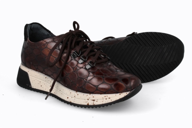 SNEAKER BORA MARRON ZENIA BEIG NEGRO