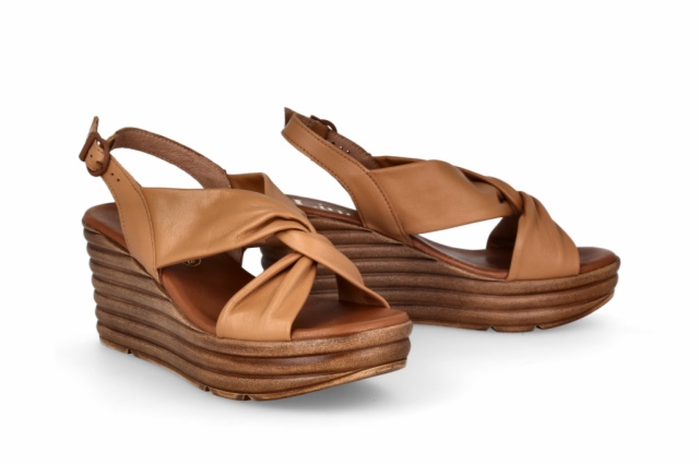 SANDALIA FLORENCIA CAMEL SPARTA OCRE