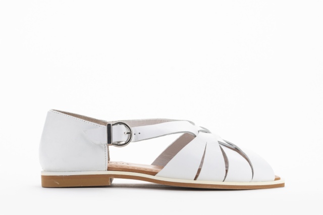 SANDALIAS PLANAS FLORENCIA BLANCO