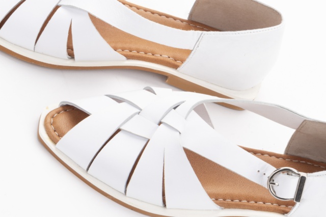 SANDALIAS PLANAS FLORENCIA BLANCO