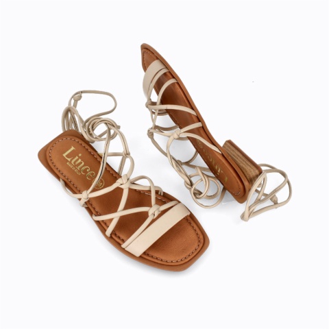 SANDALIA TACÓN FLORENCIA BEIG