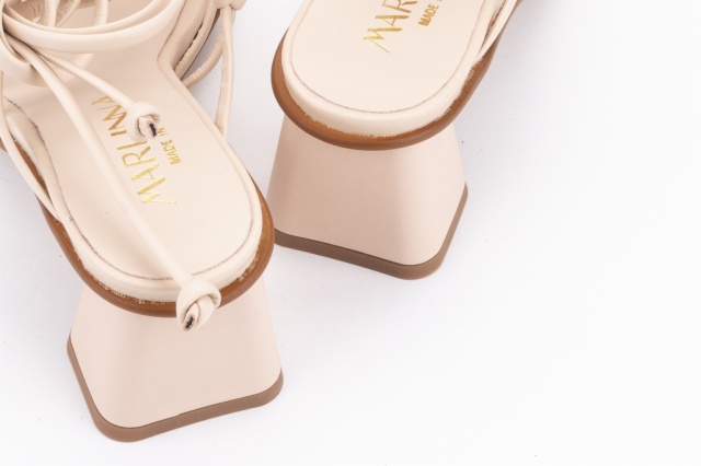 SANDALIA TACÓN FLORENCIA BEIG