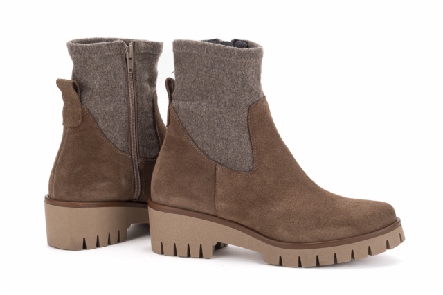 BOTIN SERRAJE TOSTADO CORVO TAUPE