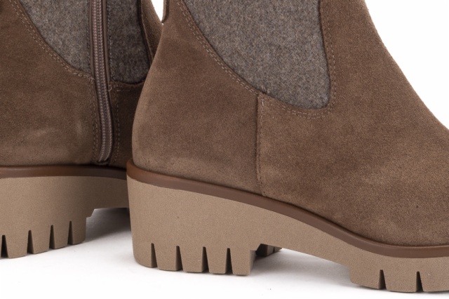 BOTIN SERRAJE TOSTADO CORVO TAUPE