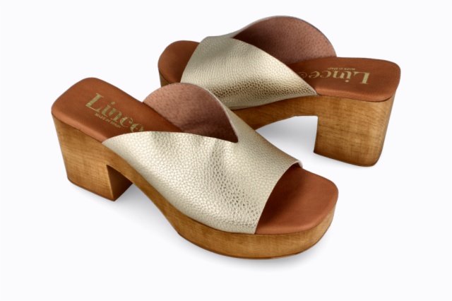 SANDALIA ANIMAL PRINT PLATINO ABRIL