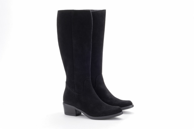 BOTA COWBOY SERRAJE NEGRA PISO DAKOTA