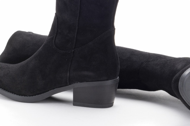 BOTA COWBOY SERRAJE NEGRA PISO DAKOTA