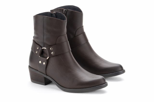 BOTIN COWBOY PIEL MARRON PISO DAKOTA