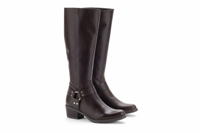 BOTA COWBOY PIEL MARRON PISO DAKOTA