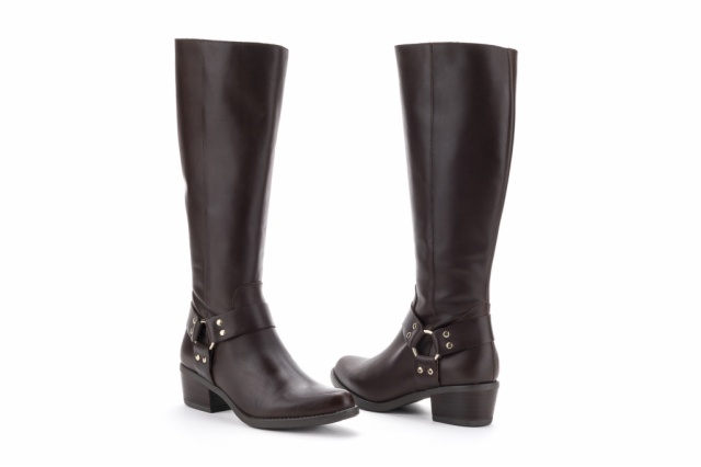 BOTA COWBOY PIEL MARRON PISO DAKOTA