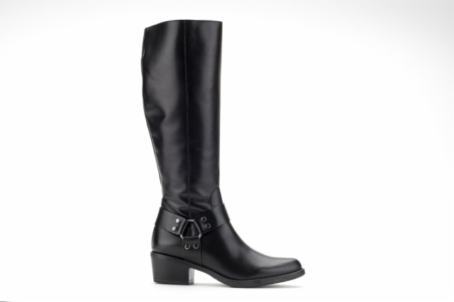 BOTA COWBOY PIEL NEGRO PISO DAKOTA