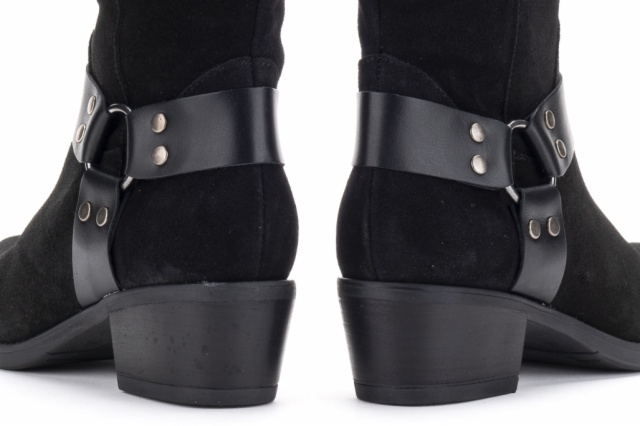 BOTIN COWBOY PIEL NEGRA PISO DAKOTA