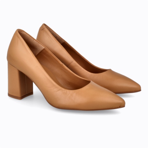 ZAPATOS TACÓN FLORENCIA CAMEL