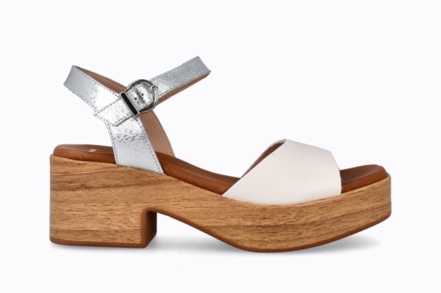 SANDALIAS VELVET PLATA ABRIL