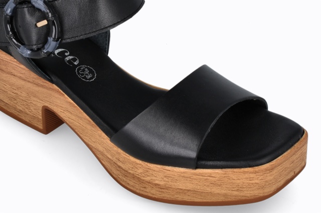 SANDALIAS VELVET NEGRO ABRIL