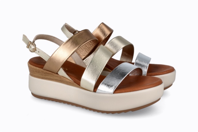 SANDALIAS PLATA MOJACAR