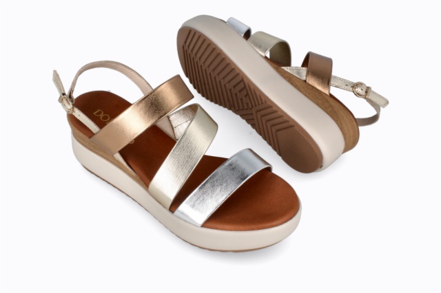 SANDALIAS PLATA MOJACAR