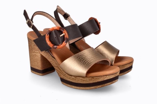 SANDALIA FLORENCIA BRONCE