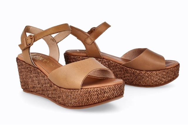 SANDALIAS CAMEL MAYKA