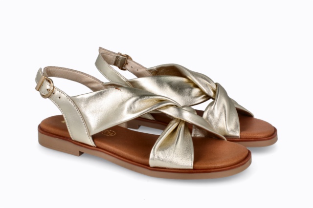 SANDALIAS PLATINO CORFU