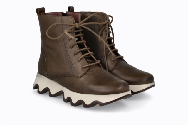 BOTÍN OLA PIEL VELVET KAKI