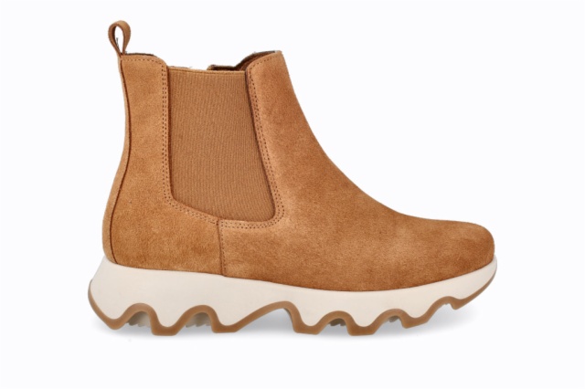 BOTÍN OLA SERRAJE OCRE