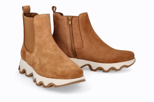 BOTÍN OLA SERRAJE OCRE