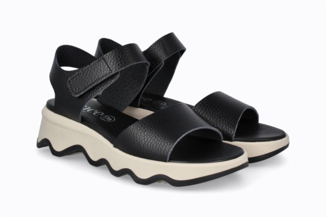 SANDALIA MAREA BUGUI VELCRO NEGRO