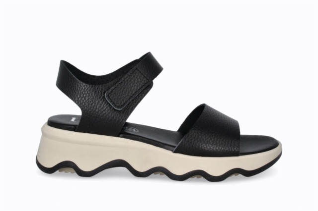 SANDALIA MAREA BUGUI VELCRO NEGRO