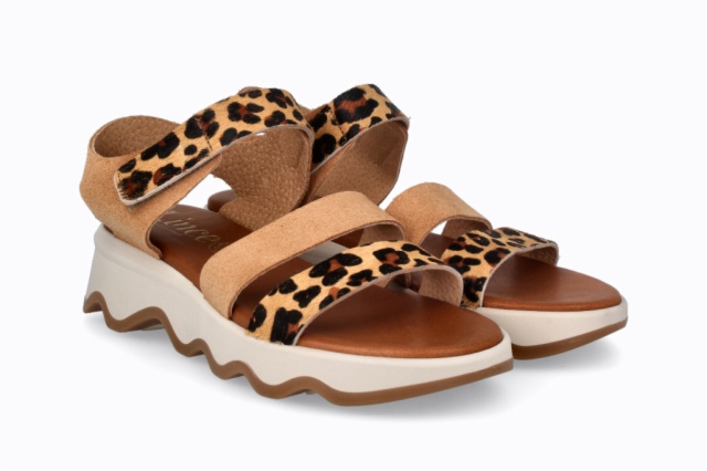 SANDALIA MAREA VELCRO LEOPARDO