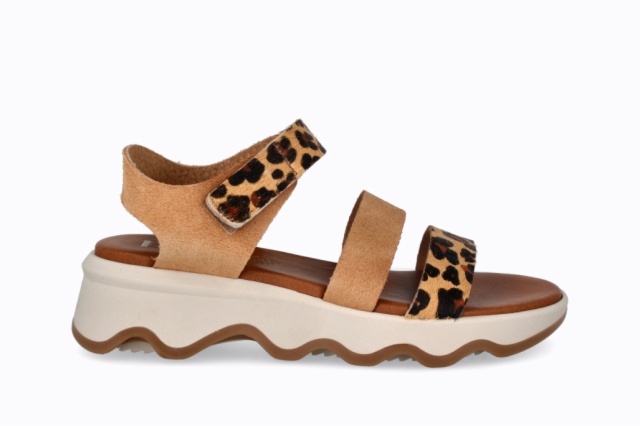 SANDALIA MAREA VELCRO LEOPARDO