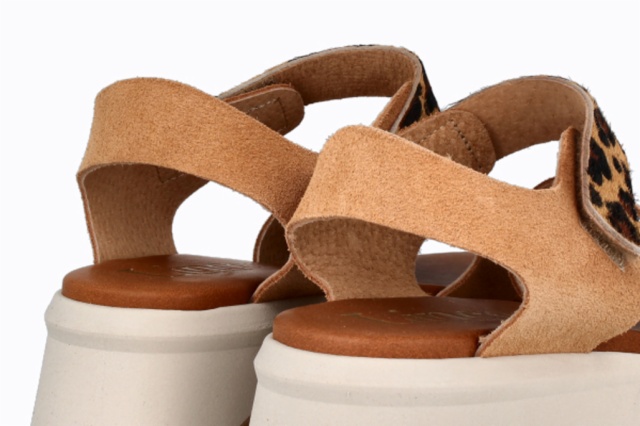 SANDALIA MAREA VELCRO LEOPARDO